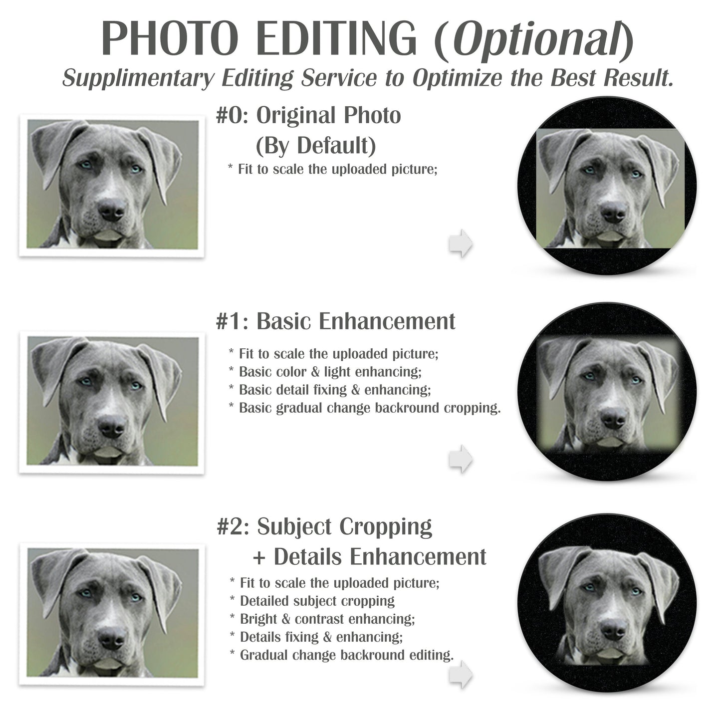 EVRPIC Pet Grave Marker & Memorial Plaque Personalized | Theme: Laser-Etched (Pet) | Ratio: 1v1 Round