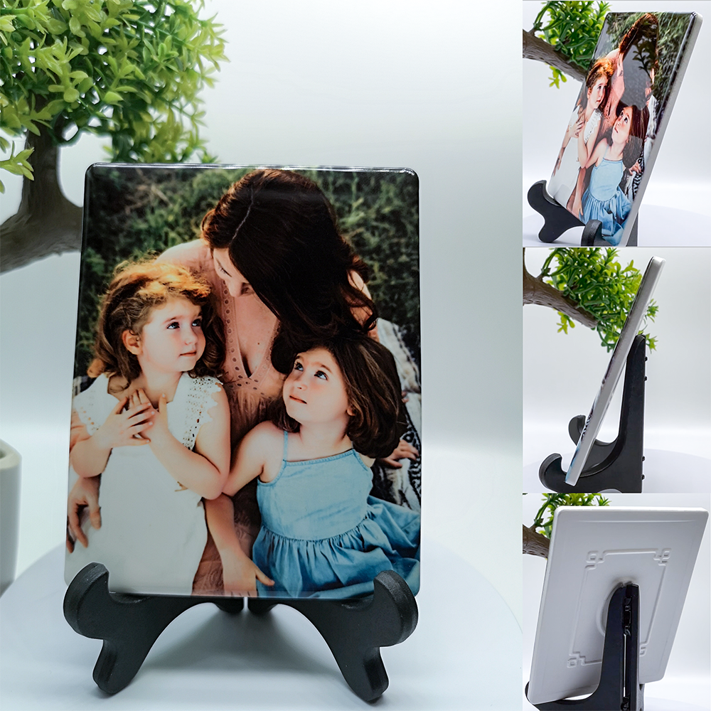 EVRPIC Headstone Picture & Porcelain Grave Photo Personalized | Theme: Classic (Single) | Ratio: 1v1.5 Rectangle